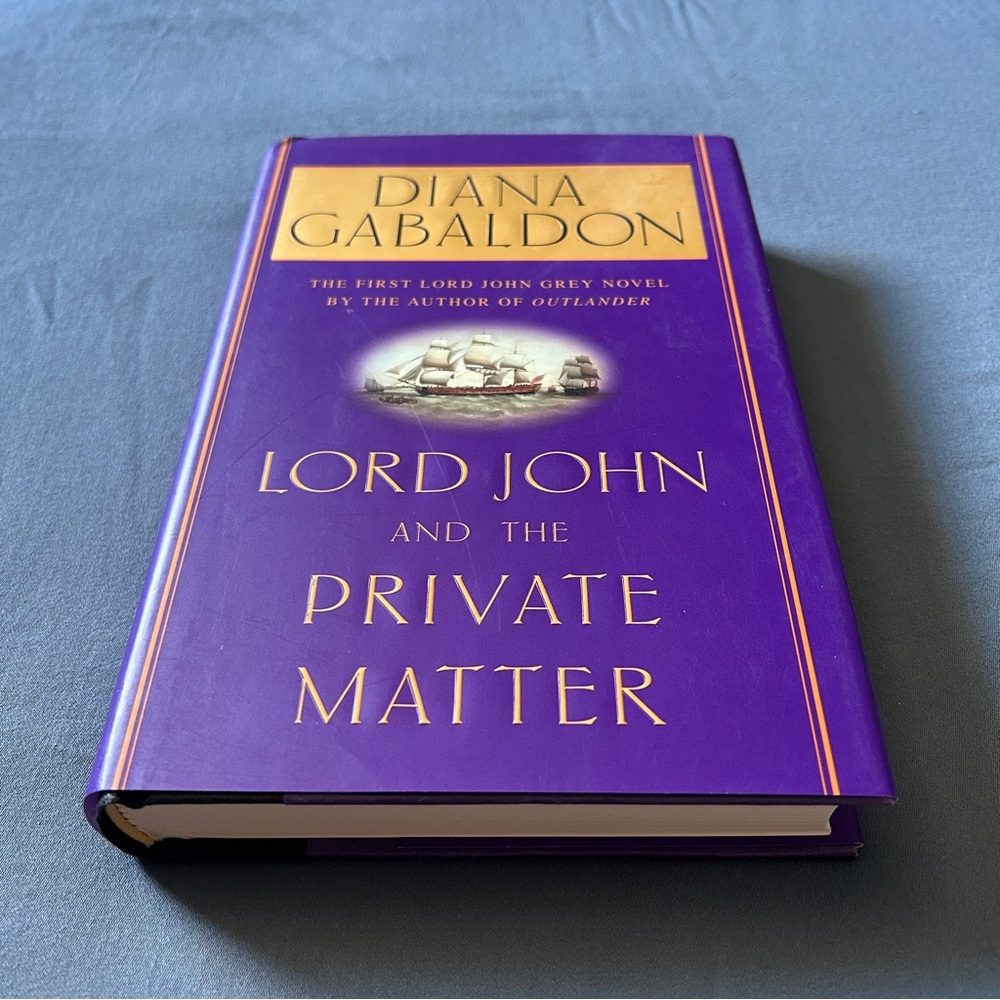 Outlander Series Hardcover Book Lord John and the Private Matter Diana Gabaldon